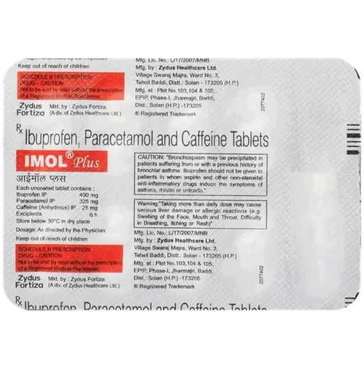 imol plus tablet 10's